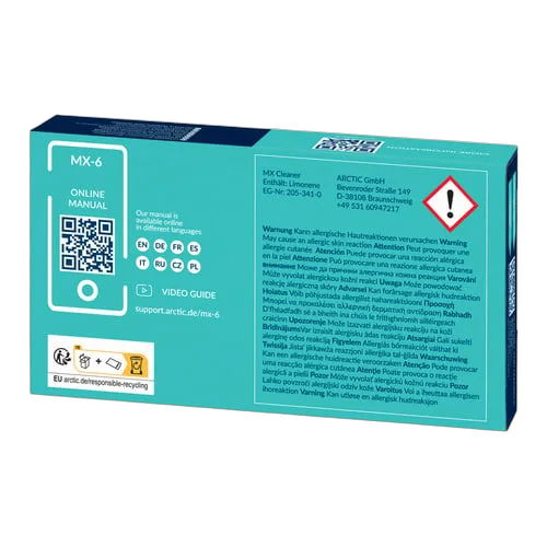 ARCTIC MX-6 Pâte Thermique avec nettoyant - 4g — vue 3
