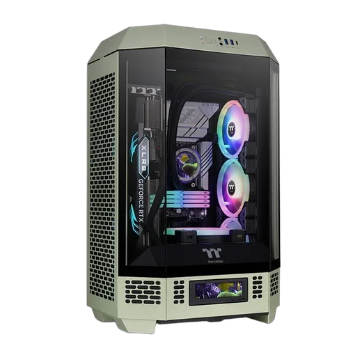Thermaltake The TOWER 300 Matcha Green - mT/Sans Alim/mATX — vue 1
