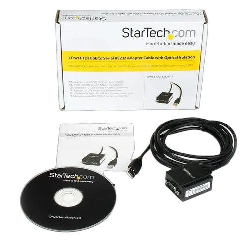 StarTech USB to Serial Adapter Cable w/Isolation — vue 4