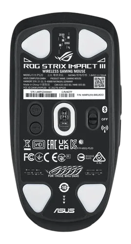 Asus ROG Strix Impact III - Sans-Fil - RGB - Noir — vue 2