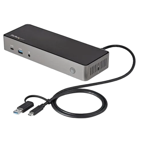 StarTech Hybrid USB-C USB-A Dock - Triple 4K 60Hz — vue 4