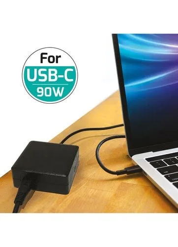 Port Alimentation secteur 90W - USB-C - Noir — vue 4