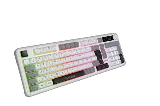 The G-LAB Keyz Caesium EX WL - Membrane - Sans fil - RGB - Blanc, vue 3
