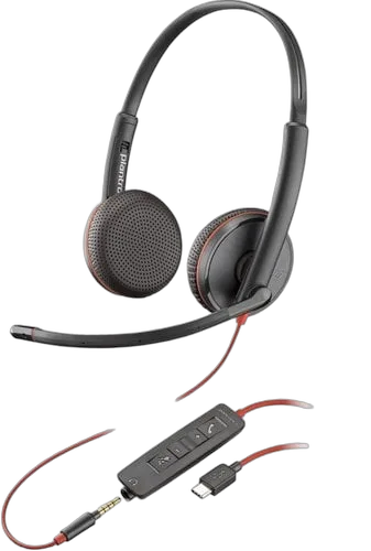HP POLY BW C3225 STEREO USB-C HS — vue 1