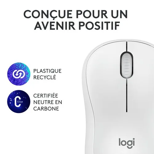 Logitech M240 Silent - Sans-Fil - Blanc — vue 8