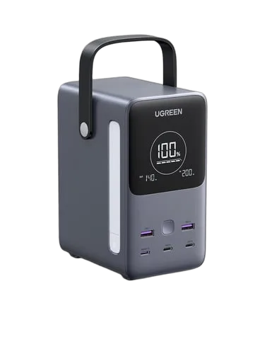 UGREEN PowerBank 5 ports - 48000mAh - 300W - Gris — vue 4