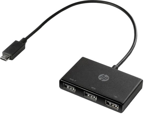 HP USB-C to USB-A Hub — vue 1