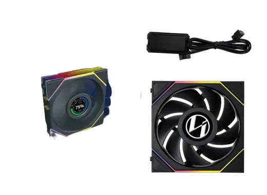 Lian-Li UNI FAN TL Sans fil LCD ARGB PWM - 120mm - Noir — vue 5
