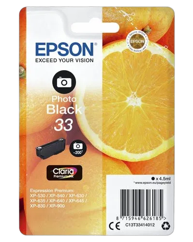 Epson Ink/33 Oranges 4.5ml PBK — vue 3
