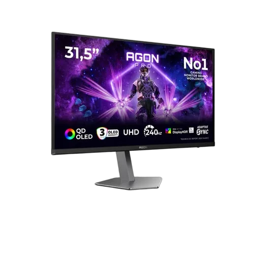 AOC AGON Pro AG326UZD2 - 31.5" OLED 4K 240Hz 0,03ms Pivot Adaptive Sync — vue 2