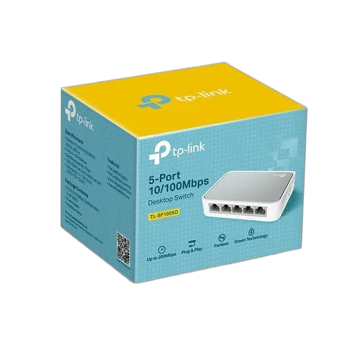 TP-Link 5-Port 10/100 Switch Desktop — vue 3