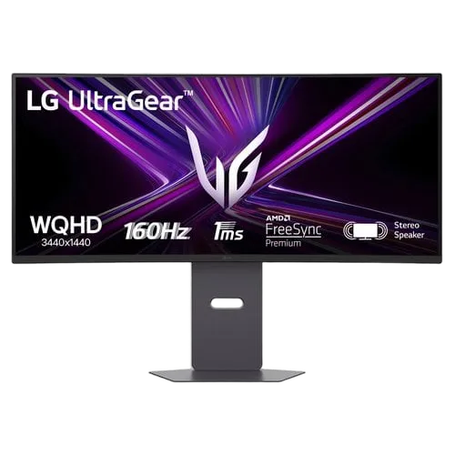LG 34G600A-B - 34" CURVE UWQHD 160Hz VA 1ms HP FreeSync Premium — vue 1