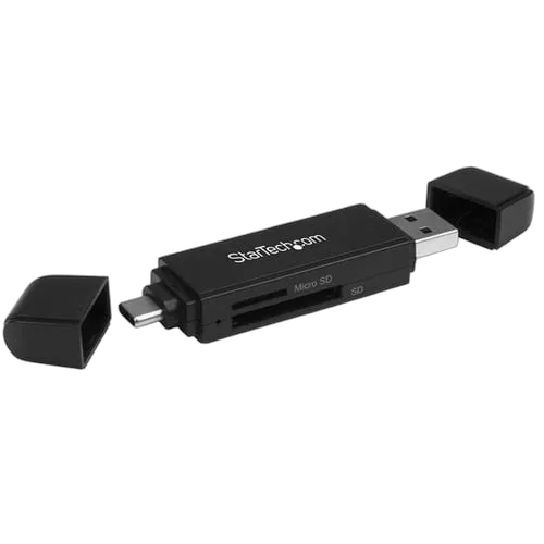 StarTech Card Reader SD microSD USB 3.0 USB C/A — vue 4