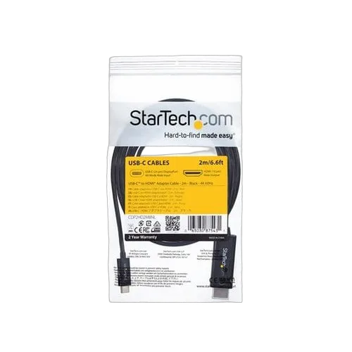 StarTech.com Cable USB C to HDMI 2m 4K60 — vue 6