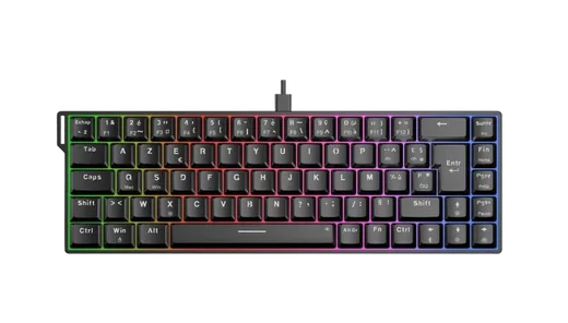 The G-LAB Keyz Titanium HE 65% - Magnétique - Filaire - RGB - Noir — vue 1