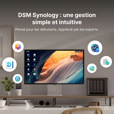 Synology DS425+ - 4 Baies (compatible disques tiers) — vue 10