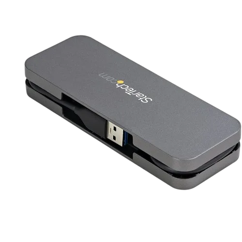 StarTech 4 Port USB 3.0 Hub 5Gbps 4A - 11in Cable — vue 3