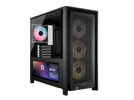 FRAME 4000D LCD RS ARGB Noir - MT/Sans Alim/E-ATX