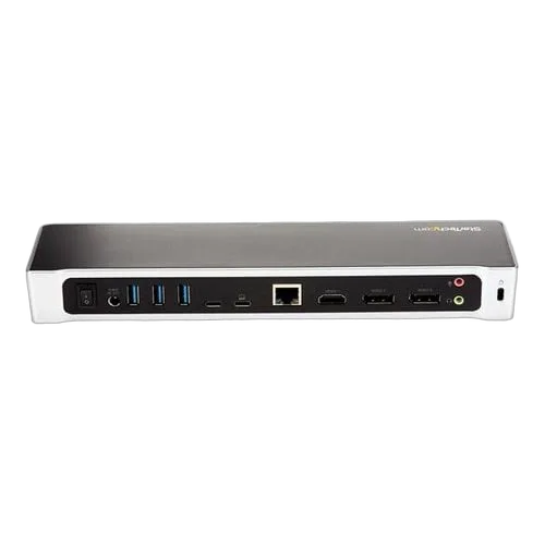 StarTech USB-C Dock - Triple 4K Monitor - 100W PD — vue 3