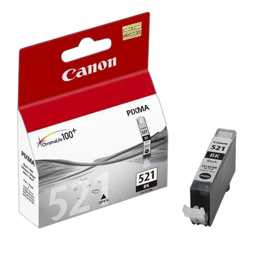 Canon Cartouche CLI-521BK Noir — vue 1