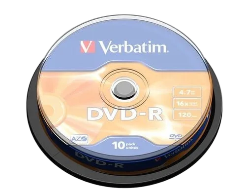 Verbatim DVD-R/4.7GB 16xspd ADVANCEDAZO10 Spindle — vue 1