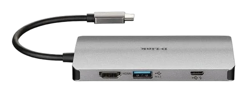 D-Link 8 Ports - USB-C vers HDMI/Eth/USB/USB-C/microSD/SD — vue 4