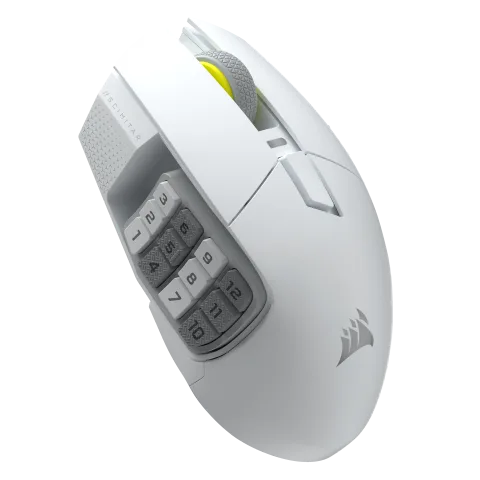 Corsair Scimitar Elite SE - Sans-Fil - RGB - Blanc — vue 8