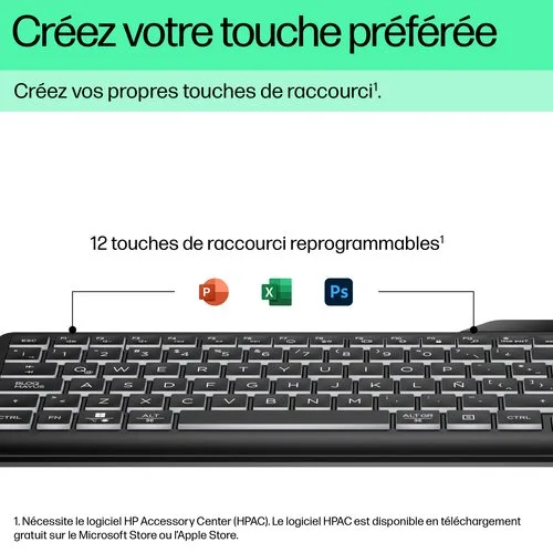 HP 400 BL WD KBD — vue 12