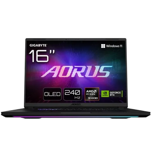 Gigabyte AORUS MASTER 16 - 16" OLED QHD+ 240Hz Ryzen 9 9955X3D RTX 5090 32Go 1To W11P — vue 1