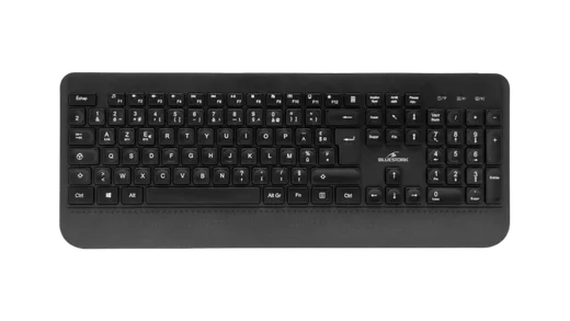 Bluestork KB Office - Membrane - Sans-Fil - Noir — vue 1