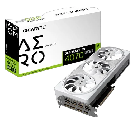Gigabyte GeForce RTX 4070 SUPER AERO OC 12G-Seconde Vie — vue 1