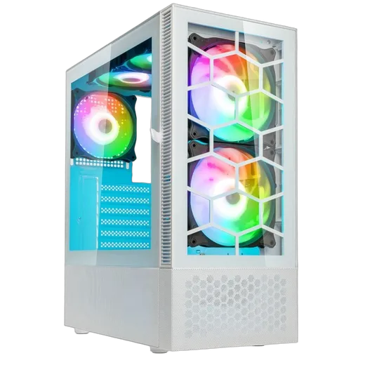 Observatory MX Glass ARGB Blanc - MT/Sans Alim/ATX