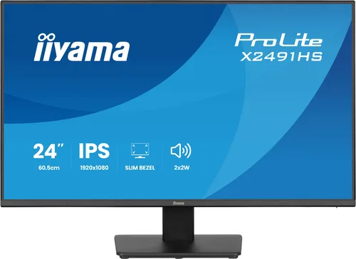 Iiyama Prolite X2491HS-B1 - 23.8" FHD 120Hz IPS 1ms HDMI Adaptive Sync — vue 2