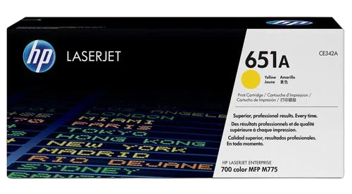 HP - Jaune - CE342A — vue 1
