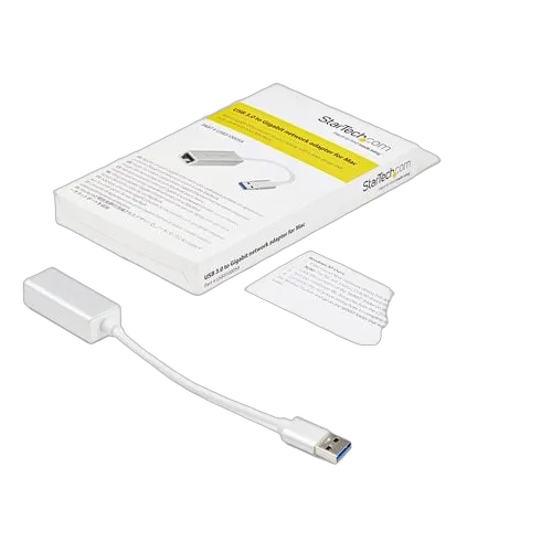 StarTech USB 3 to Gigabit Network Adapter -Silver — vue 4
