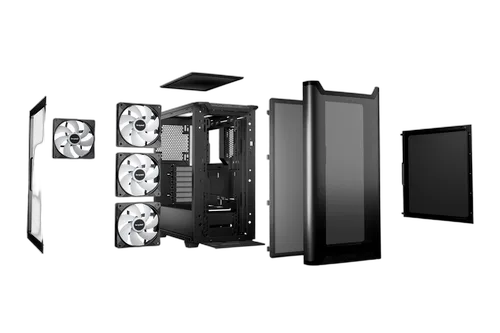 be quiet! Pure base 501 LX Noir - MT/Sans Alim/ATX — vue 3