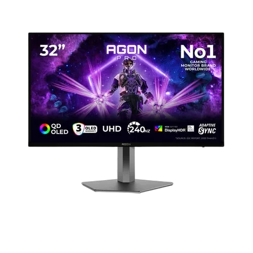 AGON Pro 31.5"OLED4K/240Hz/0,03ms/Pivot/AdaptSync#