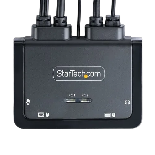 StarTech 2-PORT COMPACT 4K KVM SWITCH - — vue 7