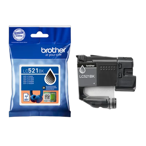 Brother Cartouche d'encre LC521BK - Noir — vue 4