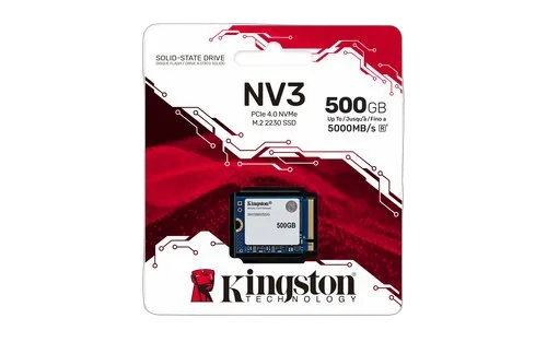 Kingston 500G NV3 M.2 2230 — vue 3