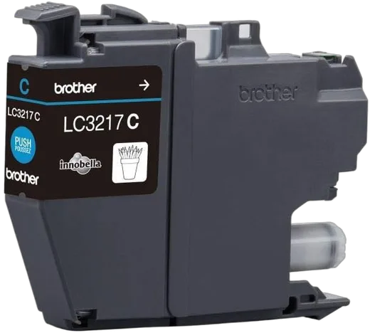 Compatible Brother Cartouche LC3217C Cyan — vue 3