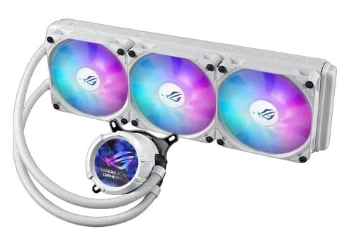 Asus ROG STRIX LC III 360 ARGB LCD - 360mm - Blanc — vue 2
