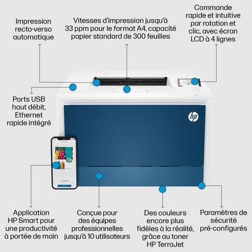 HP Color LaserJet Pro 4202dn — vue 9