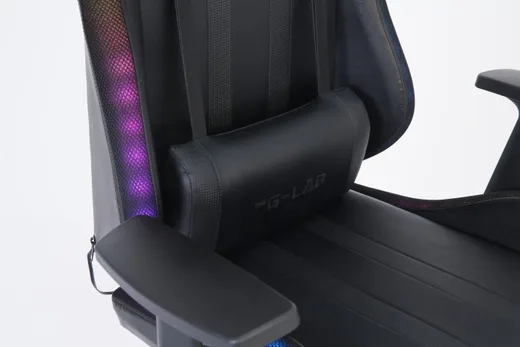 The G-LAB K Seat Electron EX RGB - Noir — vue 3