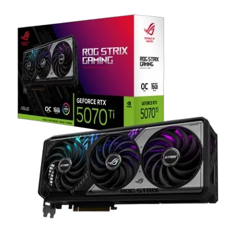 Asus ROG Strix GeForce RTX 5070Ti 16GB GDDR7 OC Edition — vue 1