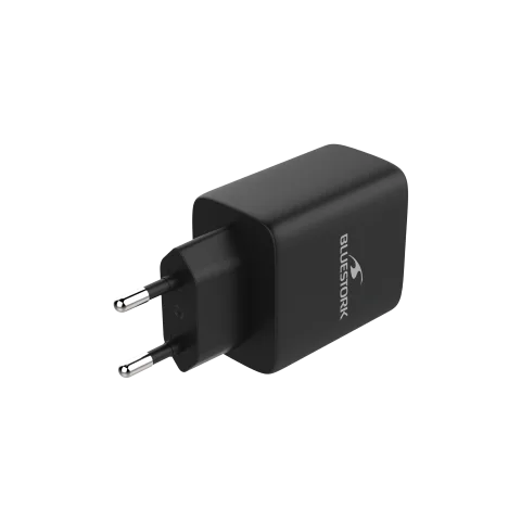 Bluestork Chargeur 65W PD - 3 ports + Câble USB-C 2m - Noir — vue 3