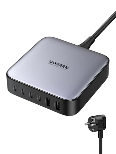 UGREEN Station de charge 6 ports - 200W - Noir/Gris — vue 1