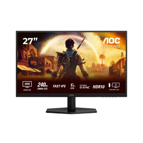 AOC Q27G42ZE - 27" QHD 260Hz Fast IPS 0.3ms HDR10 G-Sync Compatible Adaptive Sync — vue 1