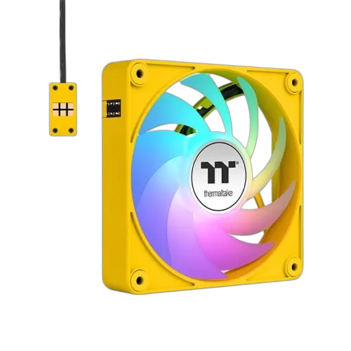 Thermaltake CT120 EX ARGB (Pack de 3x120mm) - Jaune — vue 1