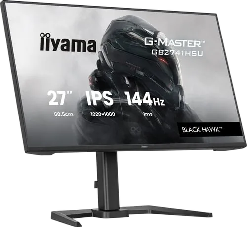 Iiyama G-Master GB2741HSU-B1 - 27" FHD 144Hz IPS 1ms Pivot Adaptive Sync FreeSync — vue 5